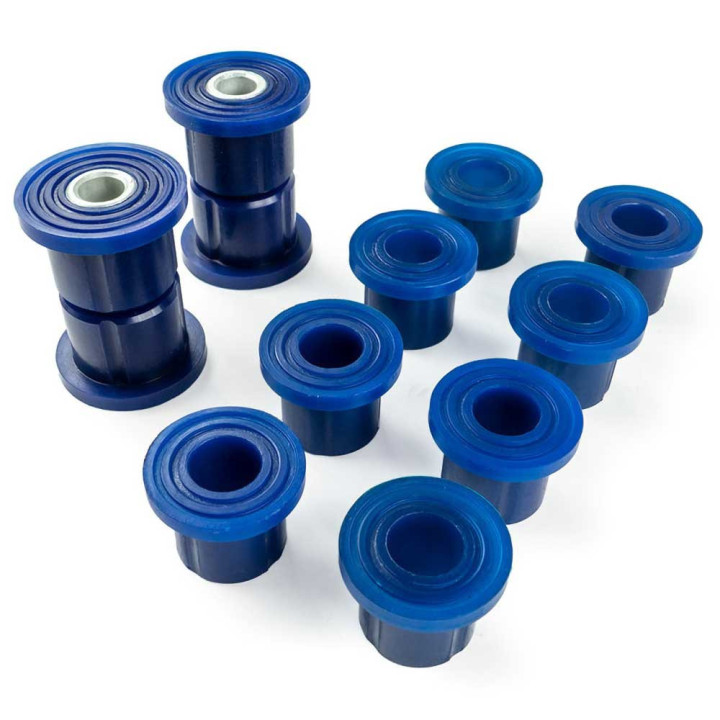 Rear Leaf Springs Polyurethane Bushing Kit, OFD, Nissan Navara 2015 - 2022 - EDK.ro