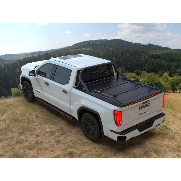 Electronically Assisted Roll Top Tonneau Bed Cover, Tessera 4x4 Roll+, GMC Sierra 1500 Bed Length 5.8 Feet 2019 - Present - EDK.