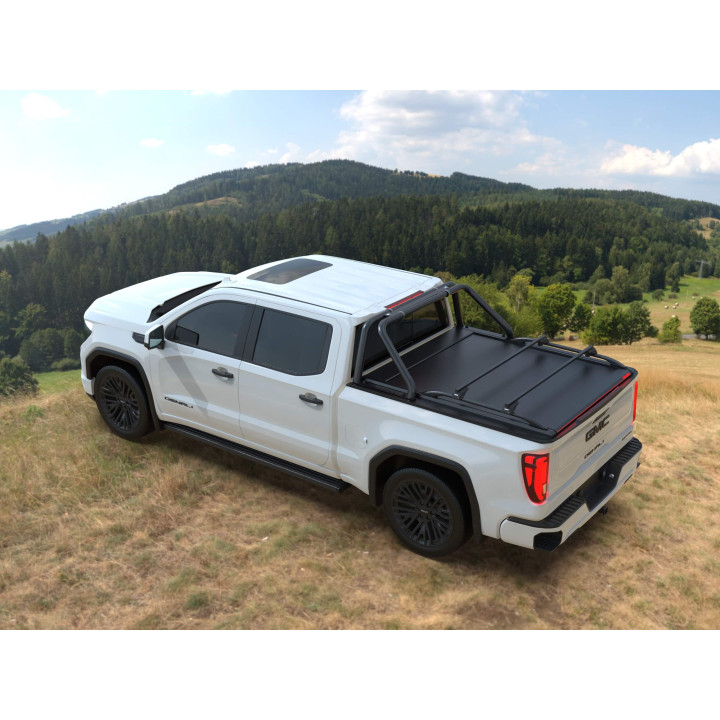 Electronically Assisted Roll Top Tonneau Bed Cover, Tessera 4x4 Roll+, GMC Sierra 1500 Bed Length 5.8 Feet 2019 - Present - EDK.