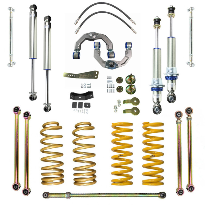 Suspension Lift Kit, Superior Engineering Lift 4 Inch, Nissan Navara 2015 - 2022 - EDK.ro
