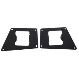 EC Approved LED Projector Integration Kit for Front Bumper, Go Rhino Light plates for front BR5 bumper Surface, Nissan Navara / 