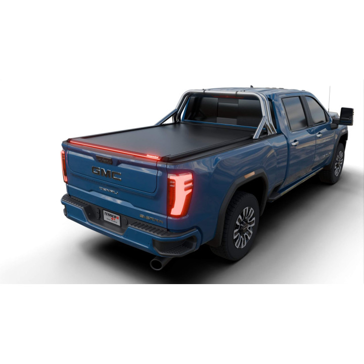 Electronically Assisted Roll Top Tonneau Bed Cover, Tessera 4x4 Roll+, GMC Sierra 2500 Bed Length 6.9 Feet 2020 - Present - EDK.