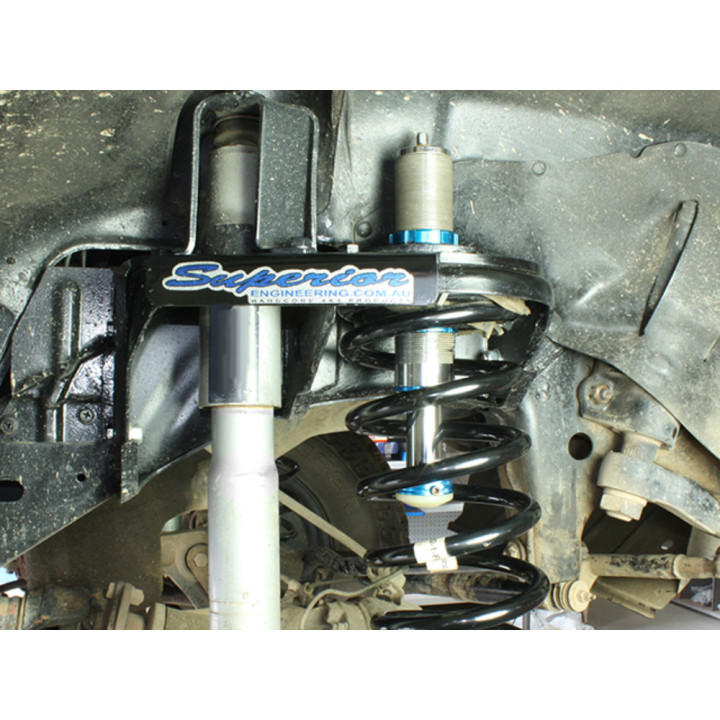 Front Hydraulic Bump Stops, Superior Engineering Lift 4-6 Inch, Nissan Patrol 1988 - 2016 - EDK.ro
