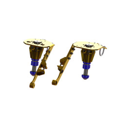 Rear Hydraulic Bump Stops, Superior Engineering Lift 2-3 Inch, Nissan Patrol 1988 - 2016 - EDK.ro