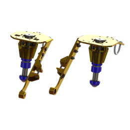Rear Hydraulic Bump Stops, Superior Engineering Lift 4-6 Inch, Nissan Patrol 1988 - 2016 - EDK.ro