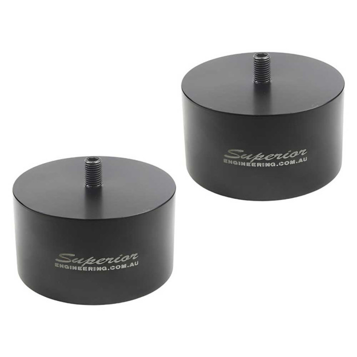 Extensii de Opritoare Față, Superior Engineering 50 mm, Nissan Patrol 1988 - 2016 - EDK.ro