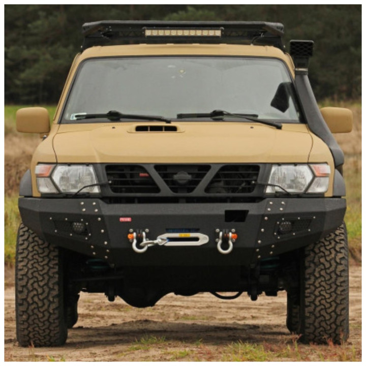 Off-Road Bullbar, MorE 4x4, Nissan Patrol 1997 - 2016 - EDK.ro
