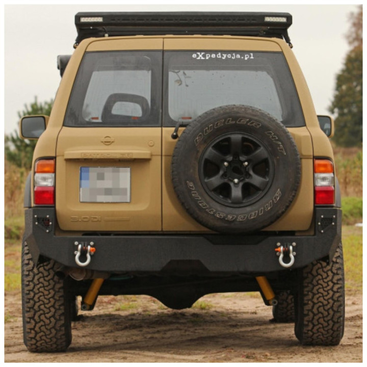 Bară de Protecție Spate, MorE 4x4, Nissan Patrol 1997 - 2016 - EDK.ro