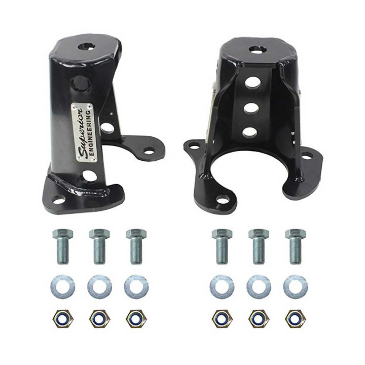 Front Shock Tower Kit 55 mm Rise, Superior Engineering, Nissan Patrol 1997 - 2016 - EDK.ro