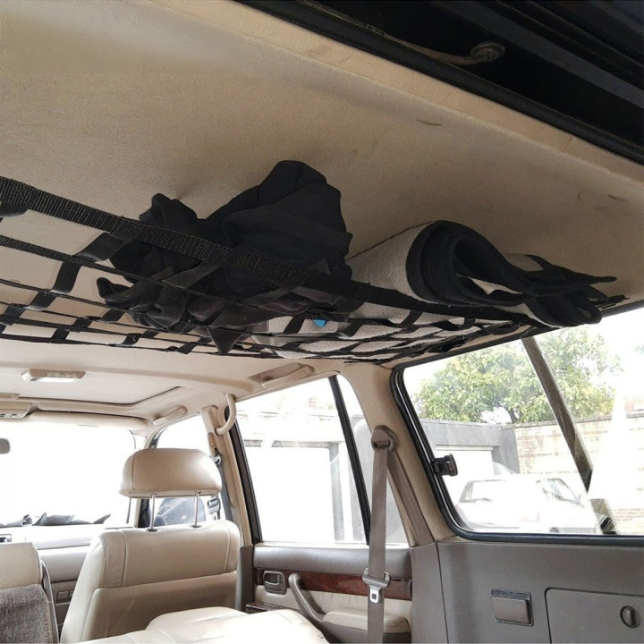 Plasă de Tavan cu Suporturi, Bison Gear, Nissan Patrol Y61 / Toyota Land Cruiser 80 / 100 1990 - 2016 - EDK.ro