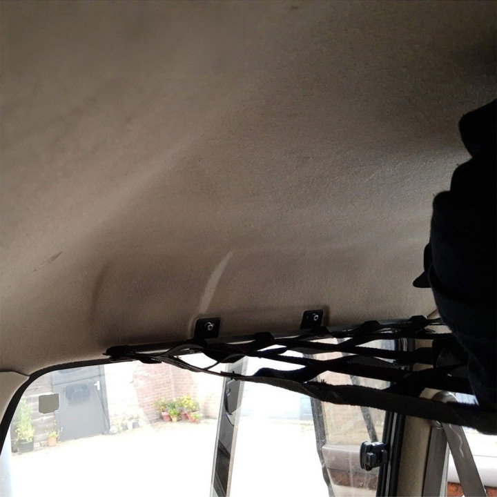 Plasă de Tavan cu Suporturi, Bison Gear, Nissan Patrol 1997 - 2016, Toyota Land Cruiser 1990 - 2007 - EDK.ro