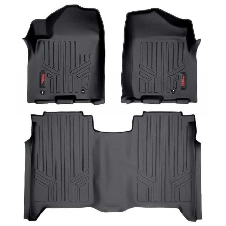 Front and Rear Floor Mats, Rough Country, Nissan Titan 2004 - 2015 - EDK.ro