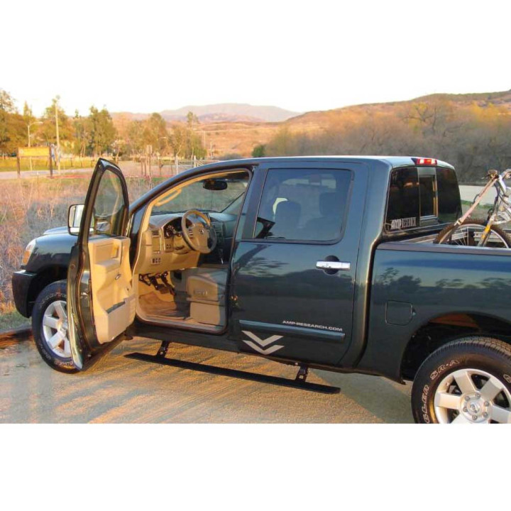 Praguri Laterale Electrice, RealTruck AMP PowerStep, Nissan Titan 2004 - 2015 - EDK.ro