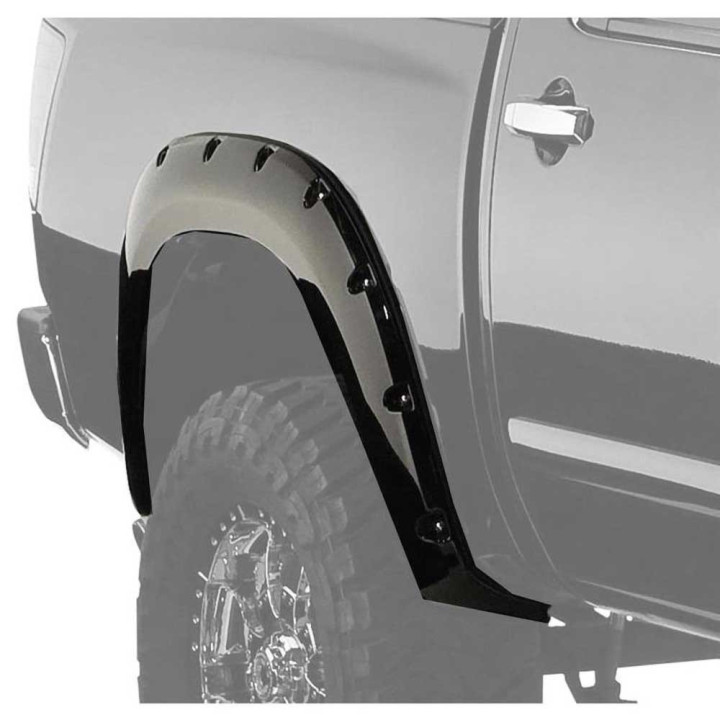 Front and Rear Fender Flares, Husky Liners Pocket Style with Bedside Lockbox, Nissan Titan 2004 - 2015 - EDK.ro
