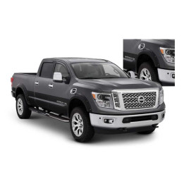 Front and Rear Fender Flares, Husky Liners Pocket Style without Bedside Lockbox, Nissan Titan 2004 - 2015 - EDK.ro