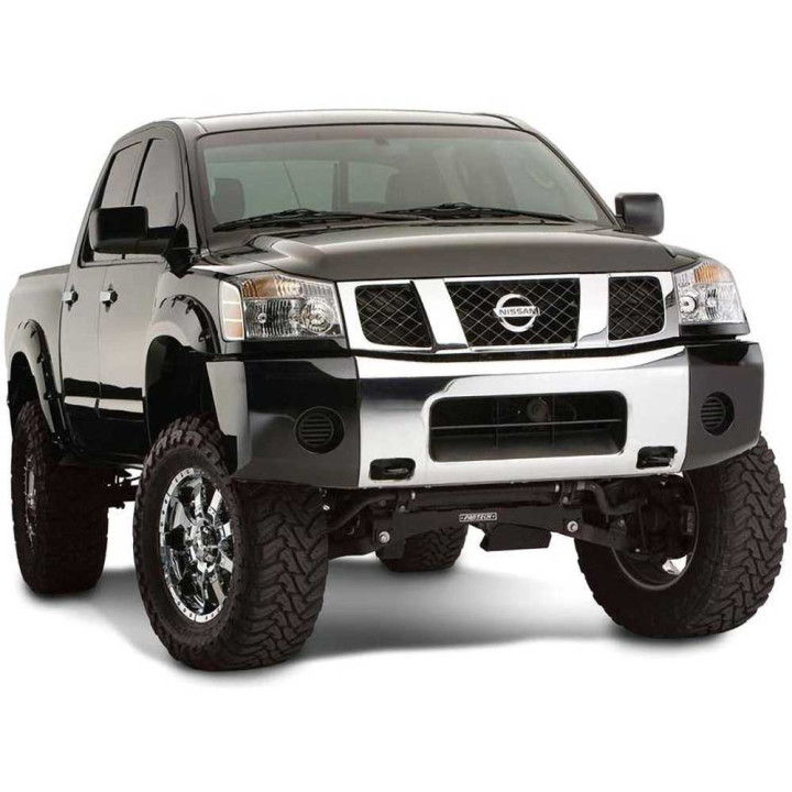 Front and Rear Fender Flares, Husky Liners Pocket Style without Bedside Lockbox, Nissan Titan 2004 - 2015 - EDK.ro