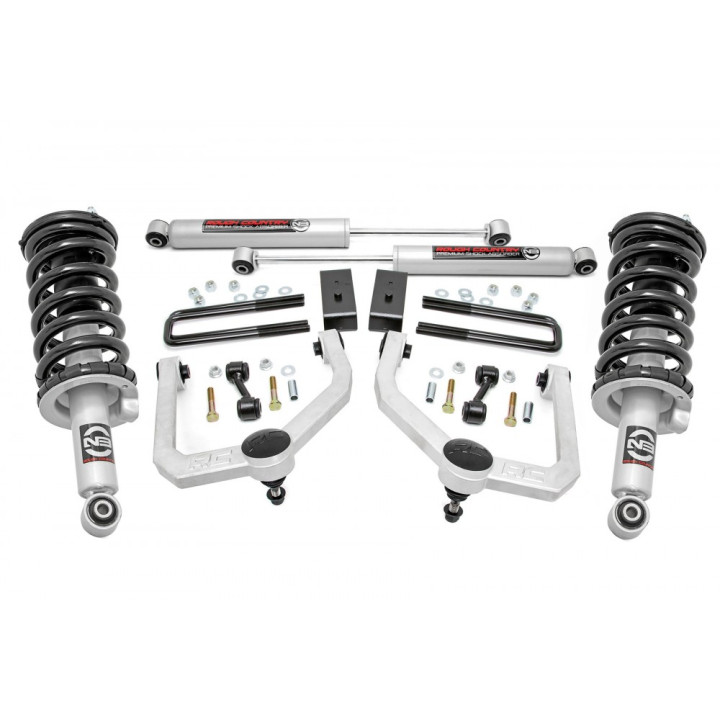 Lift Kit, Rough Country N3 Lift 3 Inch, Nissan Titan 2004 - Present - EDK.ro