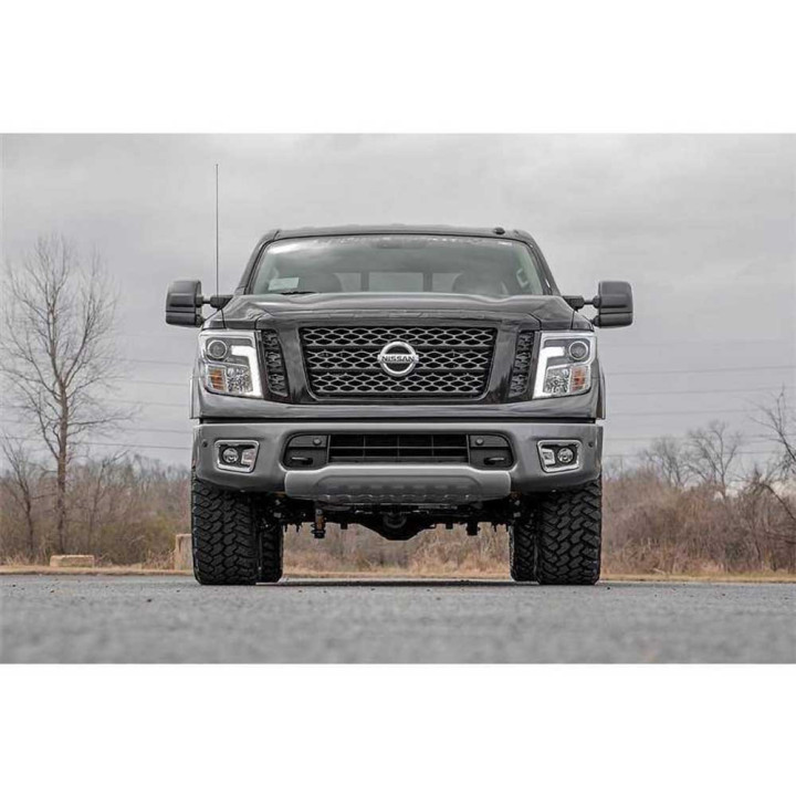Suspension Lift Kit, Rough Country Titan XD Lift 3 Inch, Nissan Titan 2016 - 2024 - EDK.ro