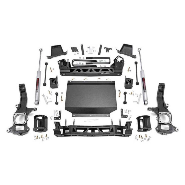 Suspension Lift Kit, Rough Country Titan XD Lift 6 Inch, Nissan Titan 2016 - Present - EDK.ro