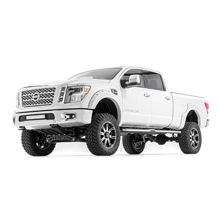 Suspension Lift Kit, Rough Country Titan XD Lift 6 Inch, Nissan Titan 2016 - Present - EDK.ro