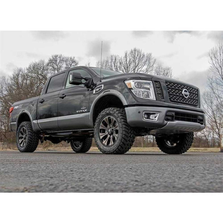Suspension Lift Kit, Rough Country Titan XD Lift 6 Inch, Nissan Titan 2016 - Present - EDK.ro