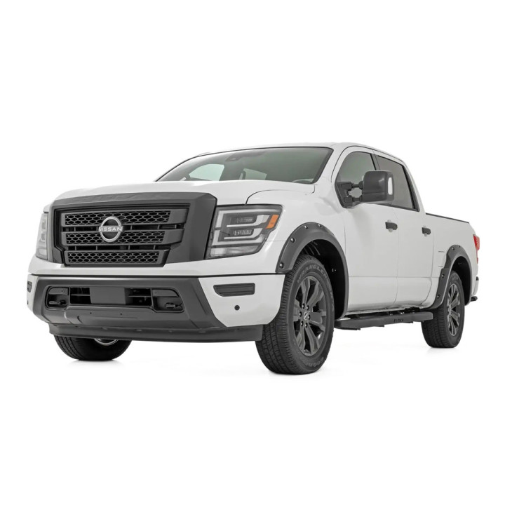 Front and Rear Fender Flares, Rough Country Pocket, Nissan Titan 2016 - Present - EDK.ro