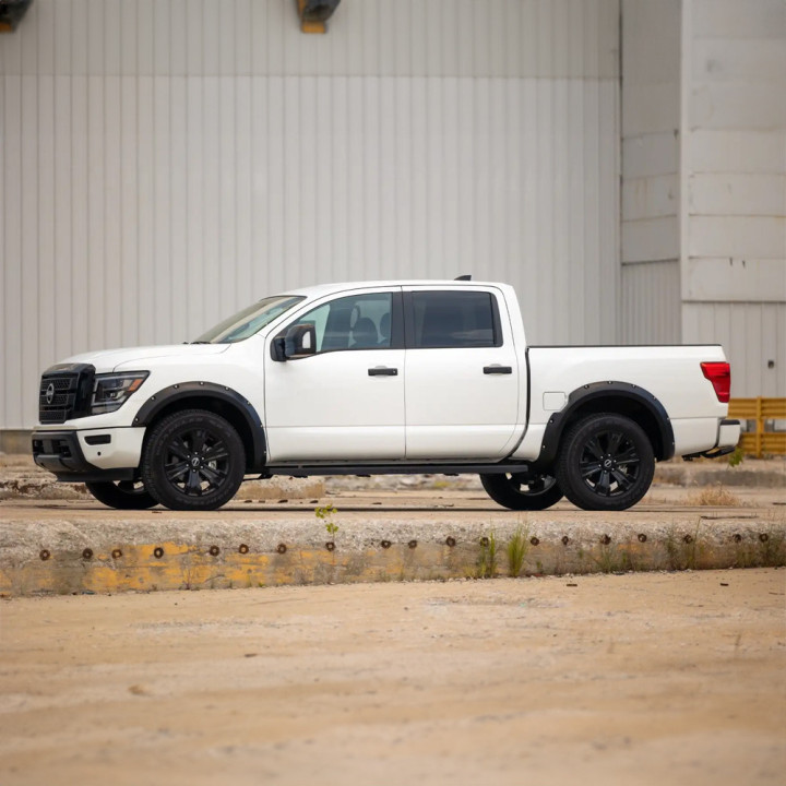 Front and Rear Fender Flares, Rough Country Pocket, Nissan Titan 2016 - Present - EDK.ro