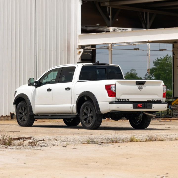 Front and Rear Fender Flares, Rough Country Pocket, Nissan Titan 2016 - Present - EDK.ro