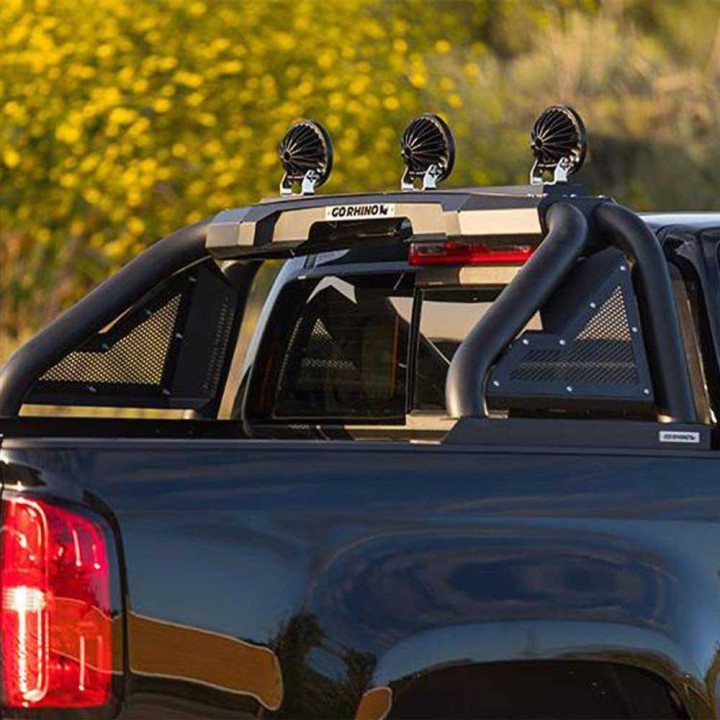 Stainless Steel Rollbar, Go Rhino Sport Bar 2.0 with Power Actuated Retractable Light - EDK.ro