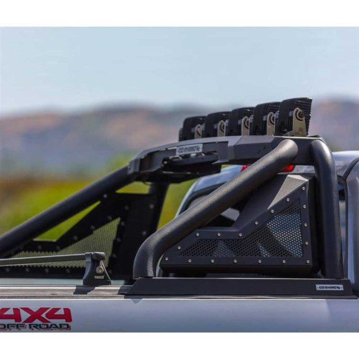 Stainless Steel Rollbar, Go Rhino Sport Bar 2.0 with Power Actuated Retractable Light - EDK.ro