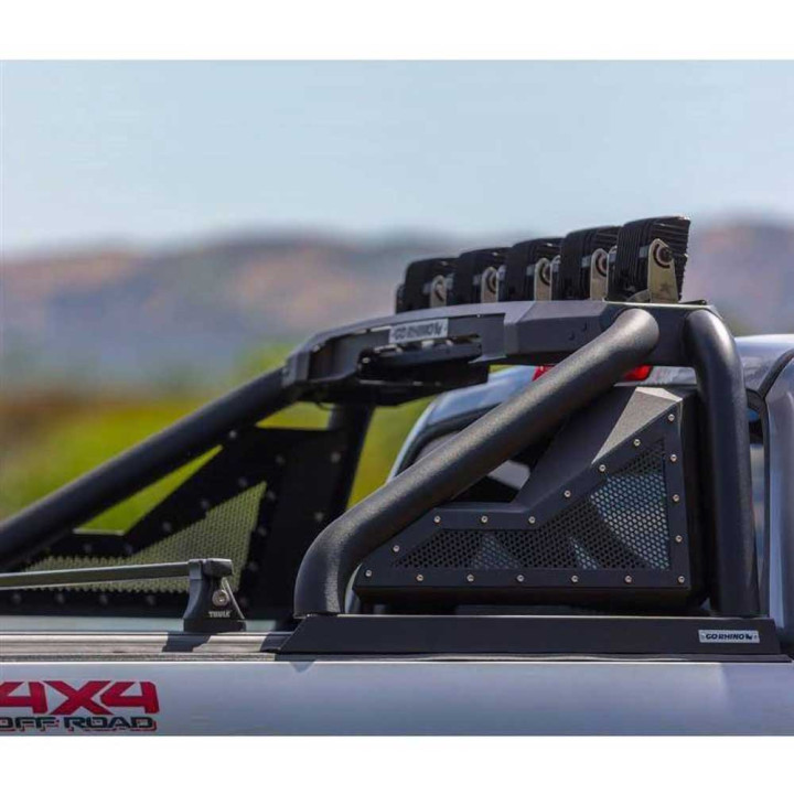 Stainless Steel Rollbar, Go Rhino Sport Bar 2.0 with Power Actuated Retractable Light - EDK.ro