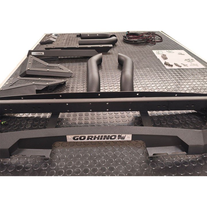 Rollbar Inox, Go Rhino Sport Bar 2.0 cu Lumină Rabatabilă Electric - EDK.ro
