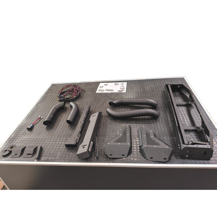 Stainless Steel Rollbar, Go Rhino Sport Bar 2.0 with Power Actuated Retractable Light - EDK.ro
