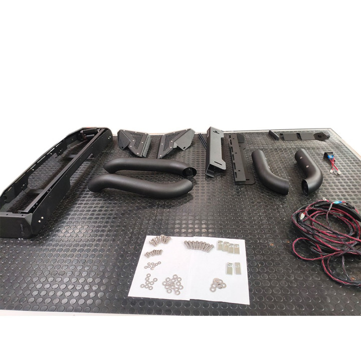 Rollbar Inox, Go Rhino Sport Bar 2.0 cu Lumină Rabatabilă Electric - EDK.ro