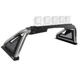 Rollbar Inox, Go Rhino Sport Bar 2.0 cu Lumină Rabatabilă Electric - EDK.ro