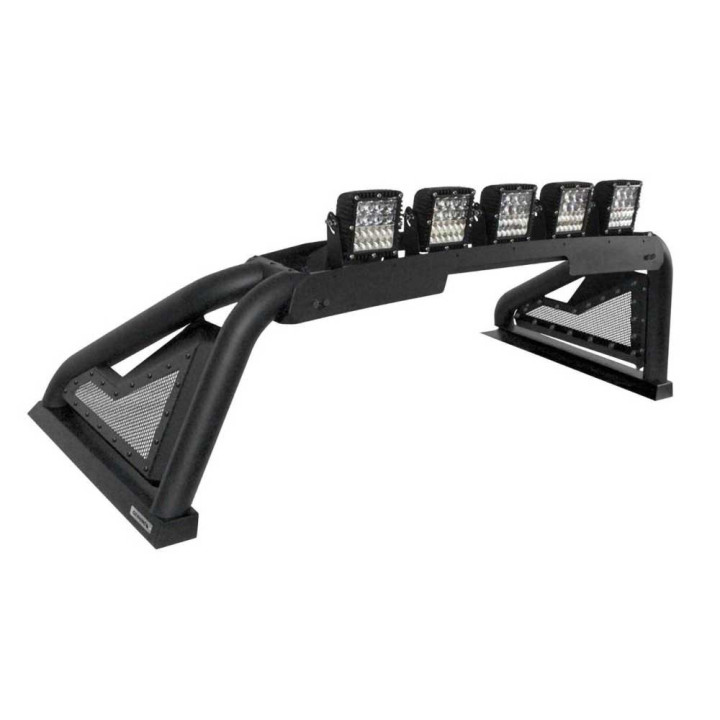 Rollbar Inox, Go Rhino Sport Bar 2.0 cu Lumină Rabatabilă Electric - EDK.ro