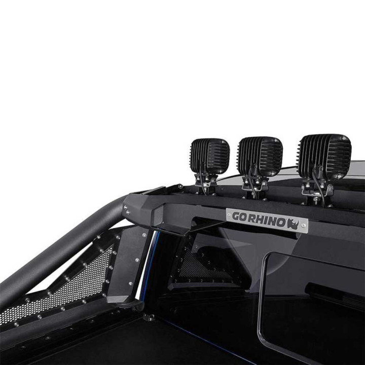 Rollbar Inox, Go Rhino Sport Bar 2.0 cu Lumină Rabatabilă Electric - EDK.ro