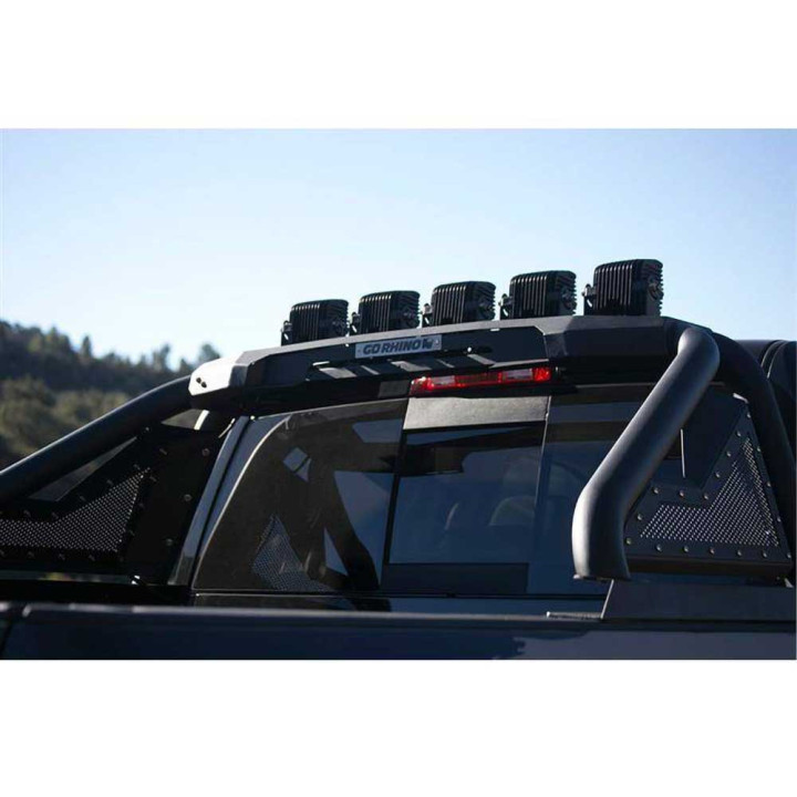 Stainless Steel Rollbar, Go Rhino Sport Bar 2.0 with Power Actuated Retractable Light - EDK.ro