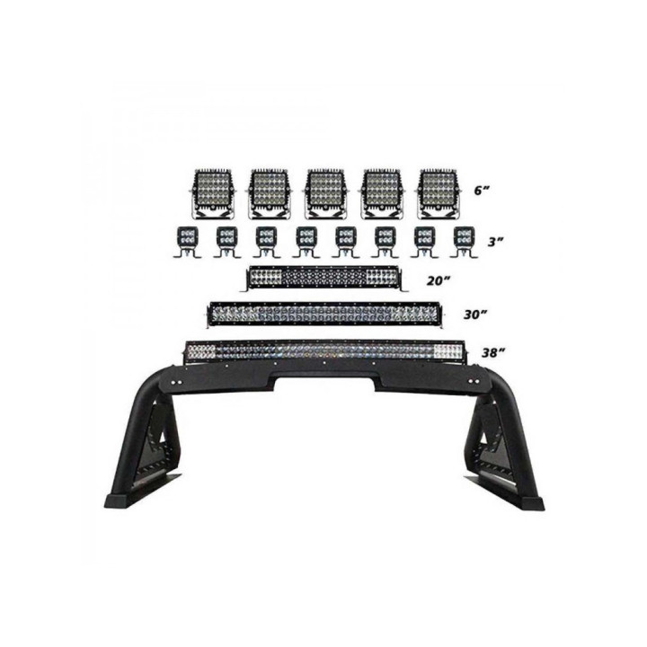 Stainless Steel Rollbar, Go Rhino Sport Bar 2.0 - EDK.ro