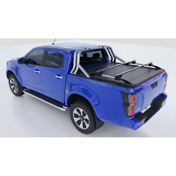 Electronically Assisted Roll Top Tonneau Bed Cover, Tessera 4x4 Roll+, Isuzu D-Max Double Cab 2021 - Present - EDK.ro