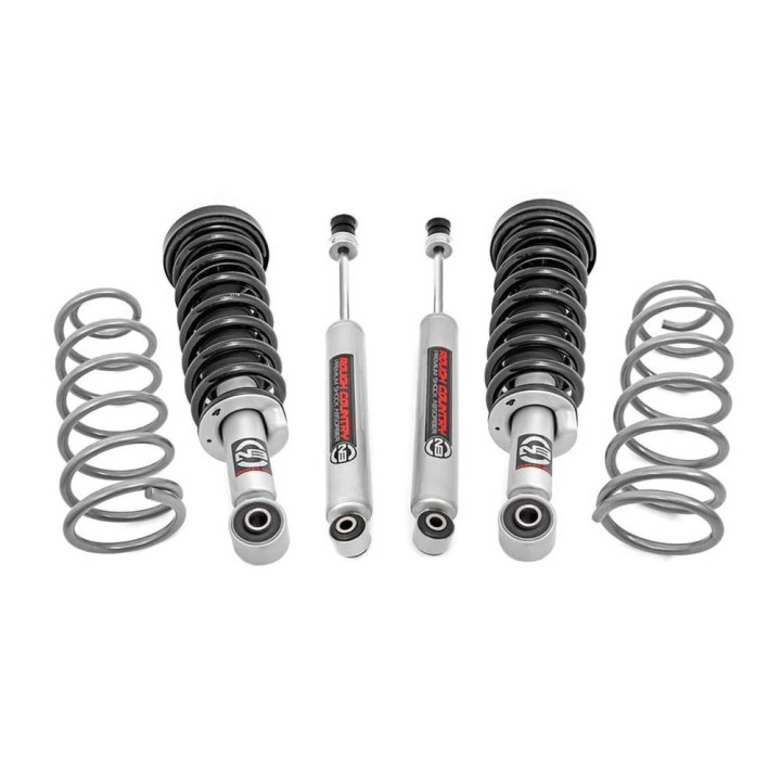 Suspension Lift Kit, Rough Country Lift 3 Inch, Toyota 4Runner 2003 - 2024, Toyota FJ Cruiser 2006 - 2023 - EDK.ro