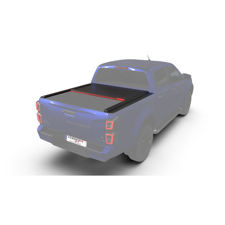 Electronically Assisted Roll Top Tonneau Bed Cover, Tessera 4x4 Roll+, Isuzu D-Max Double Cab 2021 - Present - EDK.ro