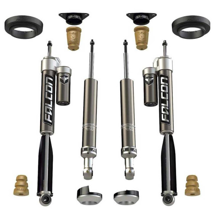 Suspension Lift Kit with Falcon Shock Absorbers, TeraFlex Lift 0-2 Inch, Toyota 4Runner 2003 - 2024, Toyota Land Cruiser 2002 - 