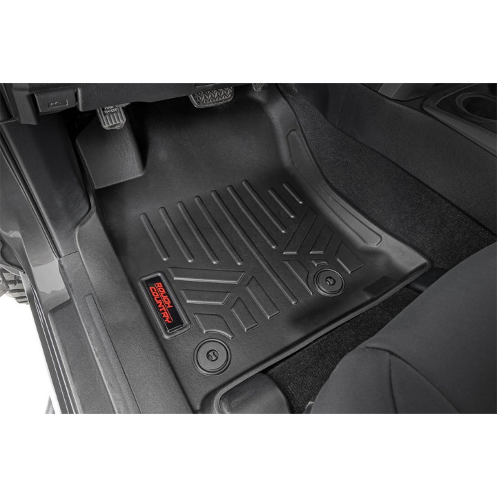 Front and Rear Floor Mats, Rough Country, Toyota 4Runner 2010 - 2024 - EDK.ro