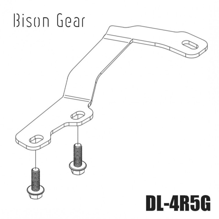 EC Approved LED Projector Integration Kit, Bison Gear Ditch light brackets, Toyota 4Runner 2010 - 2024 - EDK.ro