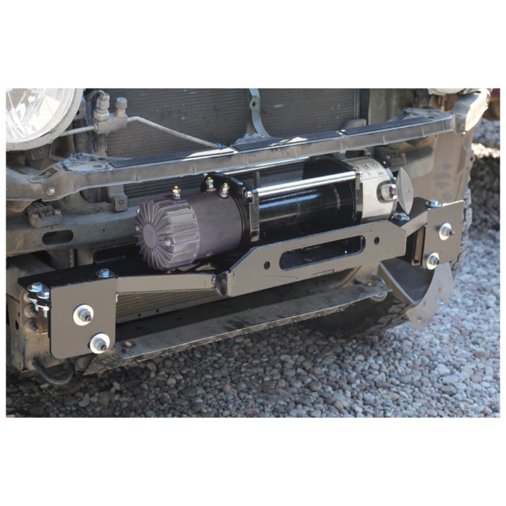 Placă de Montare Ascunsă pentru Troliu, MorE 4x4, Toyota FJ Cruiser 2006 - 2023 - EDK.ro