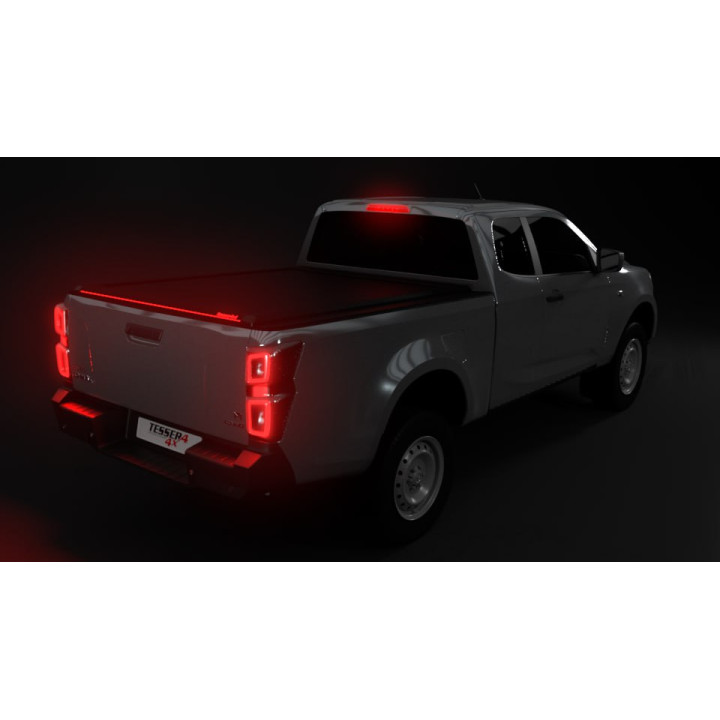 Electronically Assisted Roll Top Tonneau Bed Cover, Tessera 4x4 Roll+, Isuzu D-Max Extra Cab 2021 - Present - EDK.ro