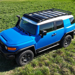 Ox Pro Roof Rack with LED Bar, Bison Gear, Toyota FJ Cruiser 2006 - 2023 - EDK.ro