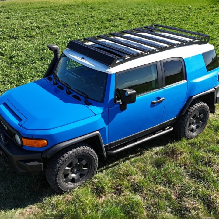 Ox Pro Roof Rack with LED Bar, Bison Gear, Toyota FJ Cruiser 2006 - 2023 - EDK.ro