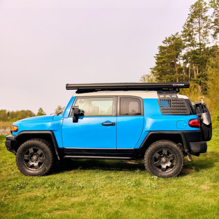 Ox Pro Roof Rack with LED Bar, Bison Gear, Toyota FJ Cruiser 2006 - 2023 - EDK.ro